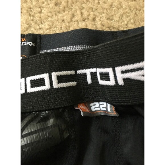 Shock Doctor Boys Black Core Compression Shorts Active & Athletic Size Large - Picture 3 of 7